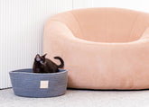 FuzzYard Life Rope Basket Bed - Slate Grey